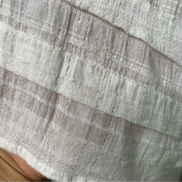 Anthropologie Isabella Sinclair Women's White Sleeveless Tilly Dress Size Large - Picture 6 of 15